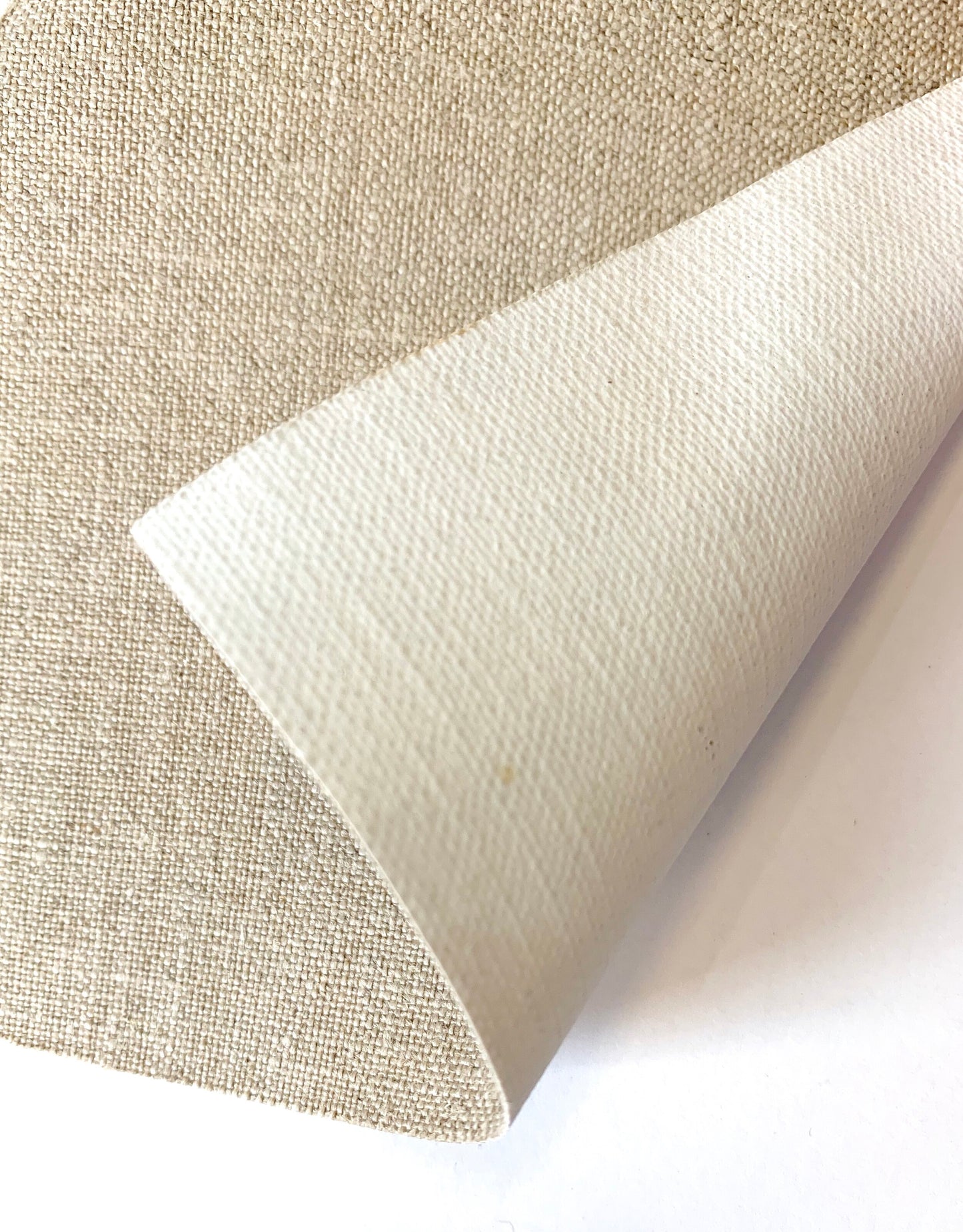 #535 Linen, Gesso Primed, Smooth/Medium Texture, 84" wide