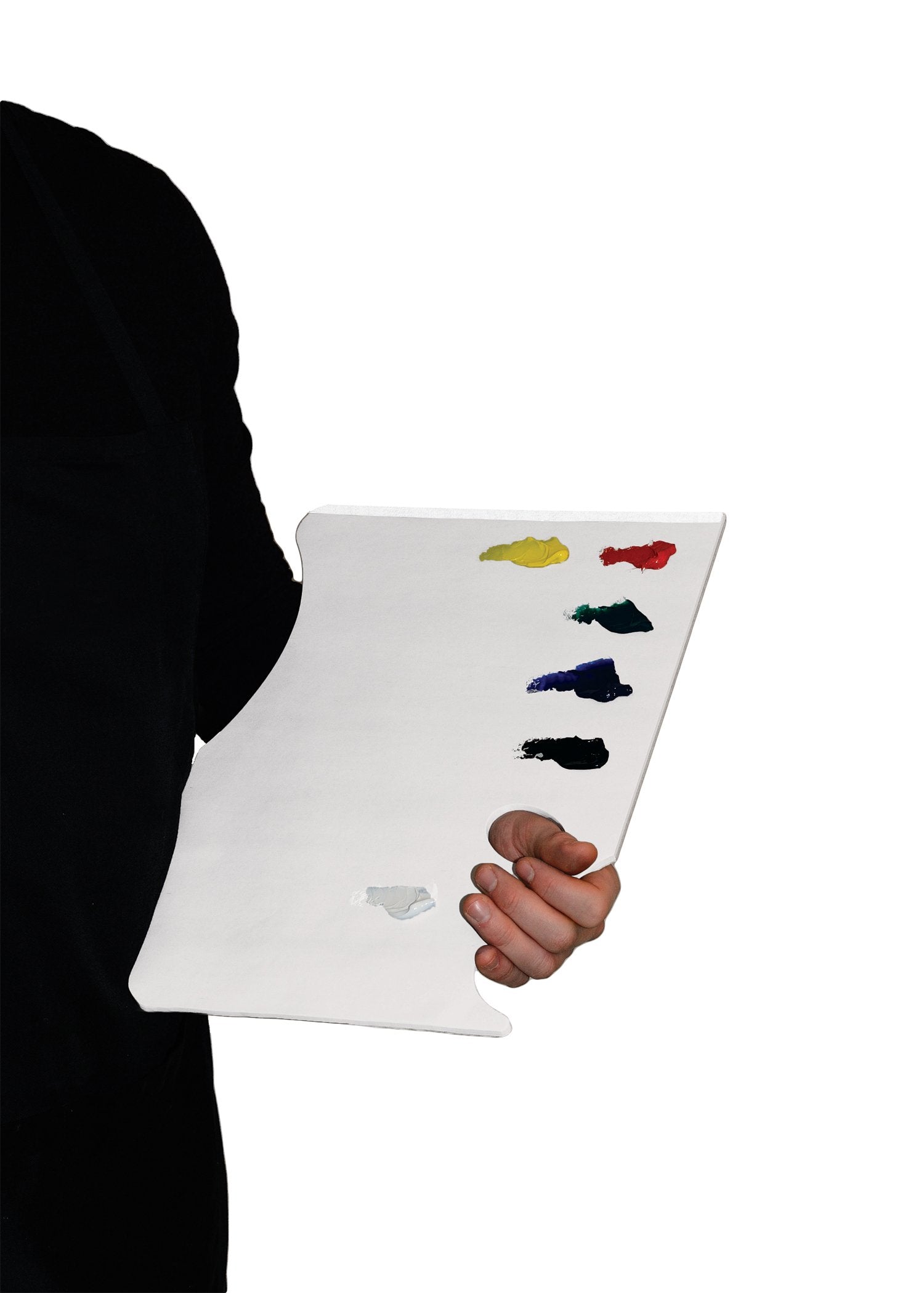 White-Pad-Hand-Held-Model Being-Held