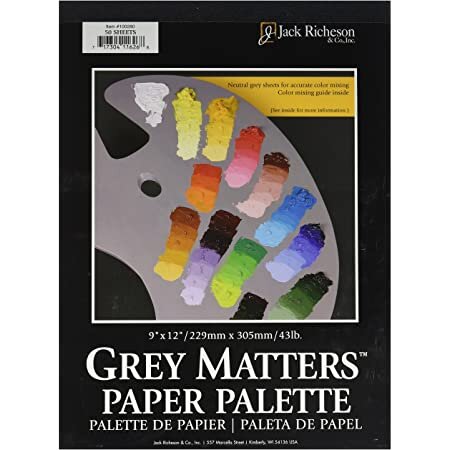 richeson grey matters paper palette