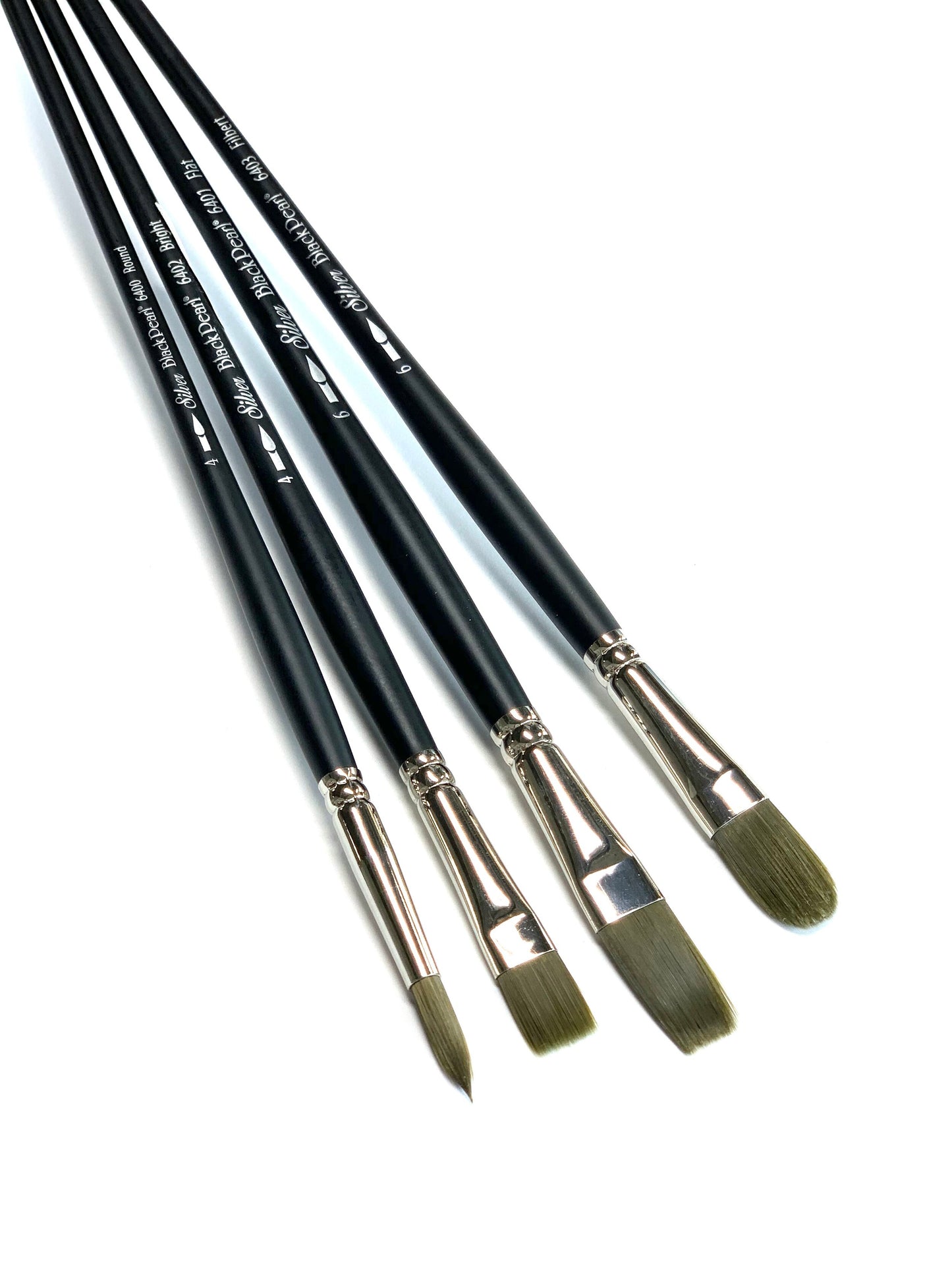 Silver Brush Black Pearl