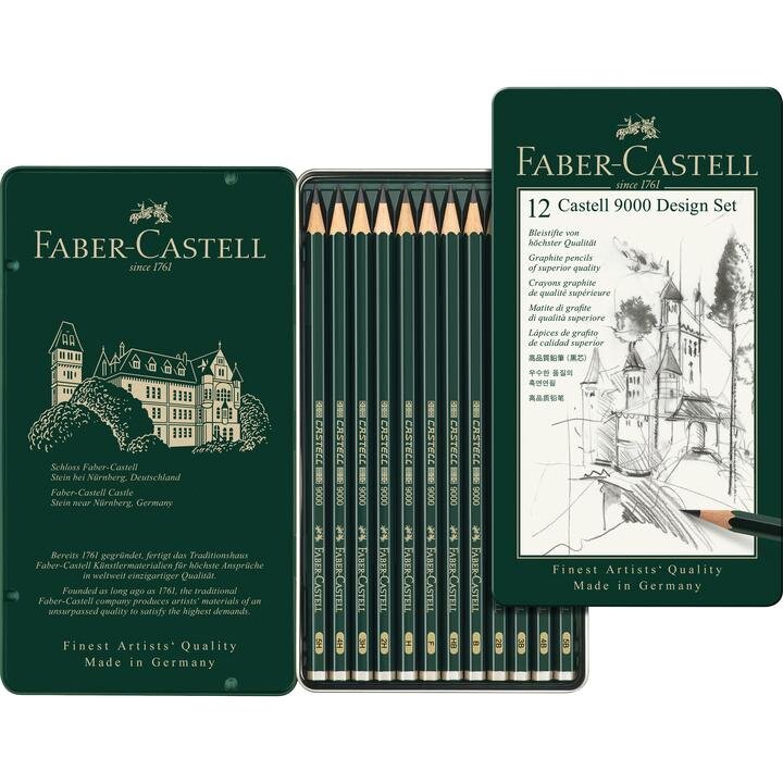 Faber Castell 900 design set 12 inside