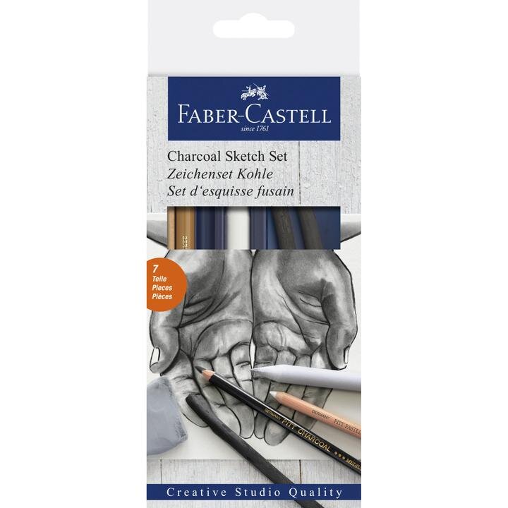 Creative Studio Charcoal Sketch Set