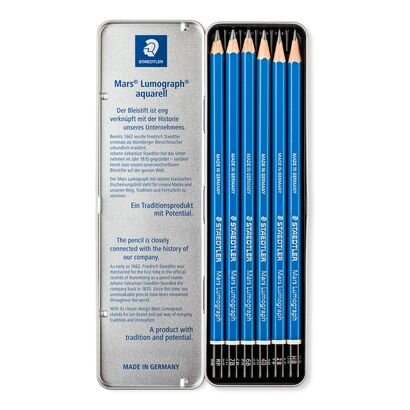 mars lumograph 100 6pc tin soft inside