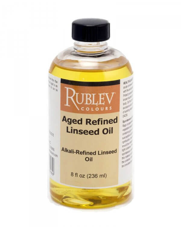 Refined Aged Linseed Oil 8oz